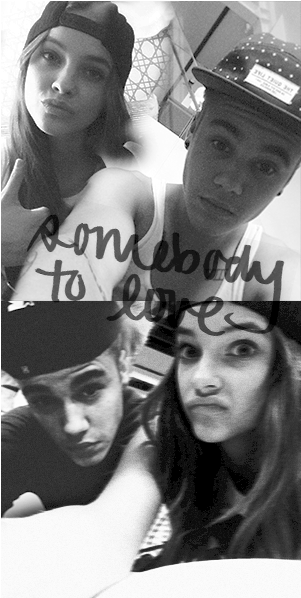 Justin Bieber And Barbara Palvin Manip (500x597), Png Download