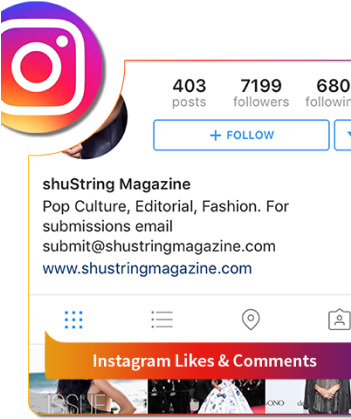 Like Comment Insta - Instagram 10 Followers (350x435), Png Download