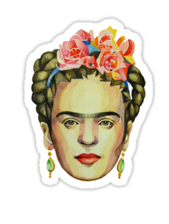 Creación Y Coordinación De Eventos - Stickers Frida Kahlo Png (375x360), Png Download