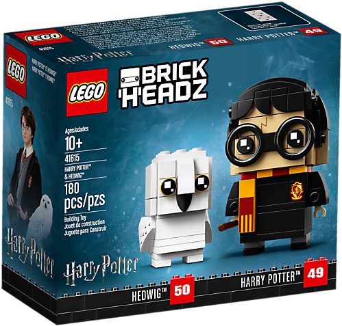 Harry Potter™ & Hedwig™ - Lego Brickheadz Harry Potter (800x600), Png Download
