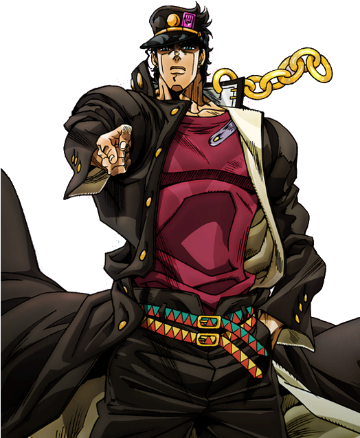 Jotaro Kujo - Jojo's Bizarre Adventure Stardust Crusaders Jotaro (523x679), Png Download
