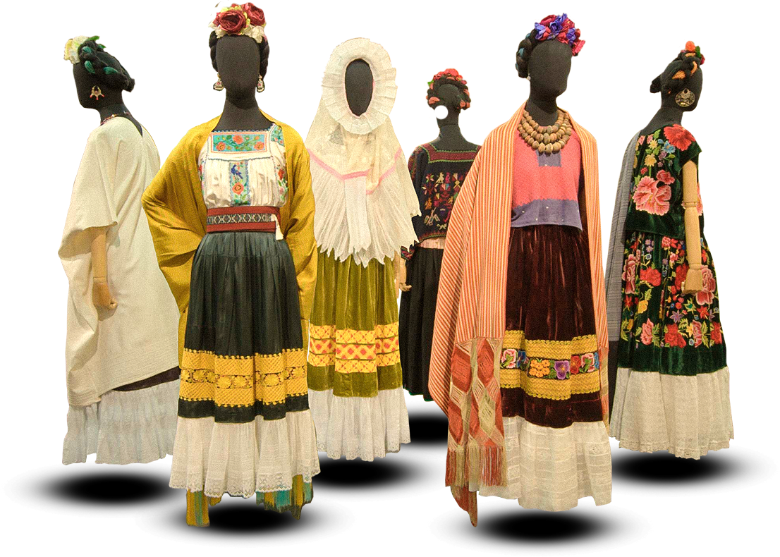A Mostra Apresenta Um Diálogo De Frida Kahlo Com Outras - Saias Da Frida Kahlo (1106x790), Png Download