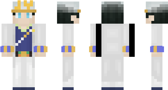 Minecraft Skin Jotarokujo - Minecraft (600x348), Png Download