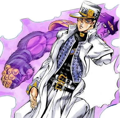 Jotarokujo Jotaro Jojosbizarreadventure Diamondisunbrea - Jjba Jotaro Part 4 (385x379), Png Download
