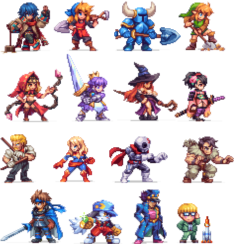 Abysswolf,pixel Art,пиксель Арт, Пиксель-арт,shovel - Pixel Art Game Sprites (500x544), Png Download