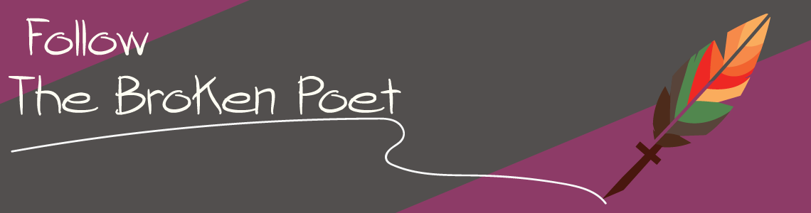 Follow The Broken Poet - Graphic Design (1140x300), Png Download