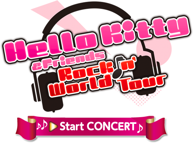 Hello Kitty &amp - Hello Kitty & Friends: Rock N' World Tour (930x485), Png Download
