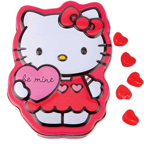Hello Kitty Sweet Hearts Candy - Hello Kitty Candy Tin (500x500), Png Download