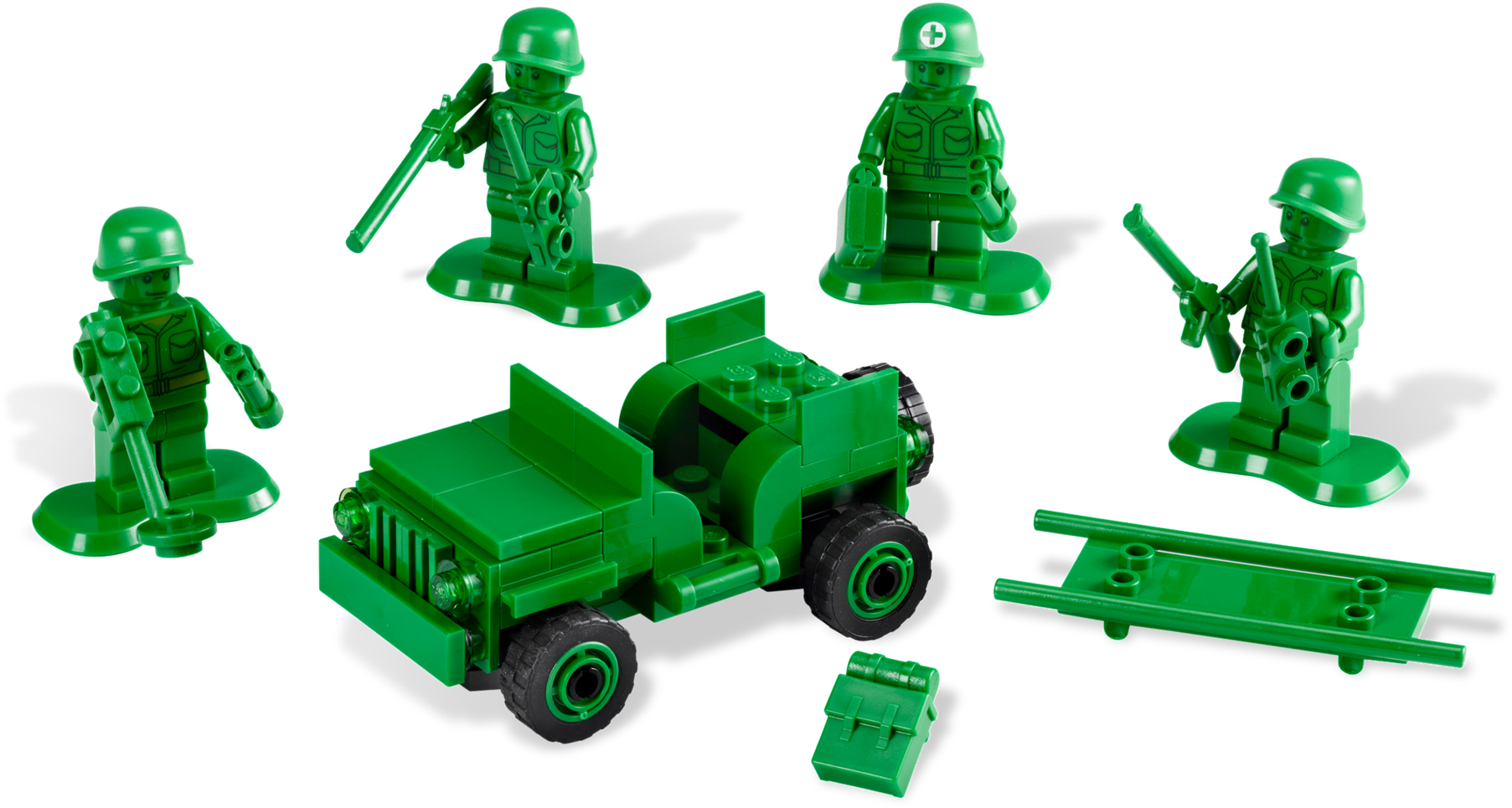Lego Toy Story Army Men (2000x1500), Png Download