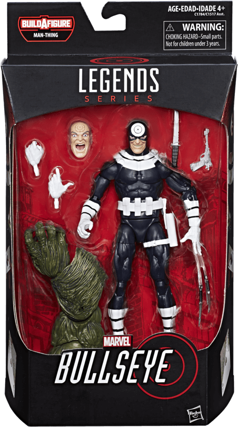 Each Figure Comes With A Different Build A Figure Piece, - Marvel Legends Bullseye Figure (900x900), Png Download