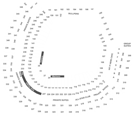 Cleveland Indians At Safeco Field, Seattle Washington - Safeco Field (525x460), Png Download