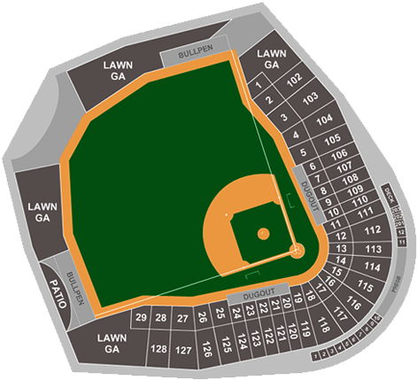 Chicago White Sox - Camelback Ranch Seating Chart (500x500), Png Download