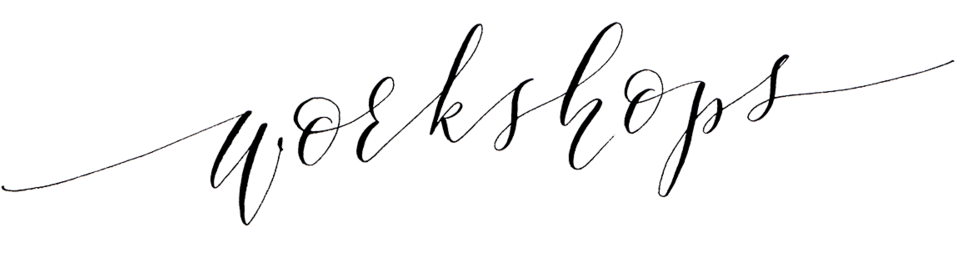 Workshops - Calligraphy (1000x282), Png Download