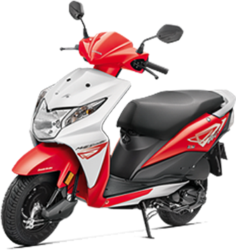 Honda Dio 110cc - Honda Dio 2016 Red (600x463), Png Download