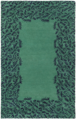Surya Bali Bal-1933 Area Rug By Peter Som - Surya Bal-1933 Bali Hand Tufted Wool Rug Green 8 X (480x480), Png Download