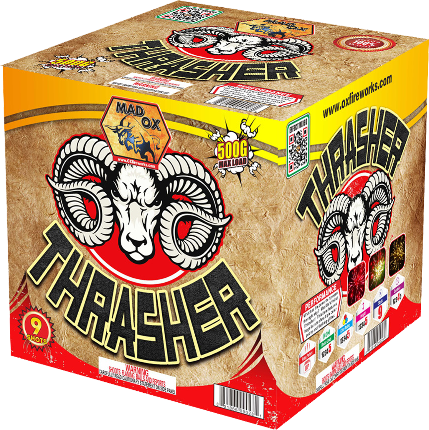 Ox5316 Thrasher 6/1 - Decals Sticker Size: 5 X 2.9 Inches Vinyl Color Print (1500x1500), Png Download