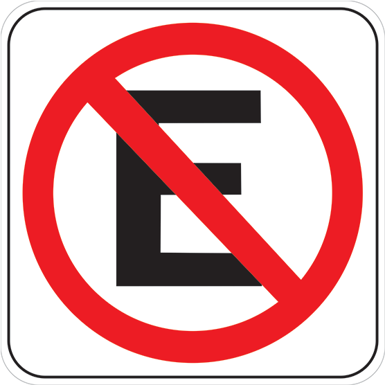 Prohibido Estacionarse - No Estacionarse (555x688), Png Download