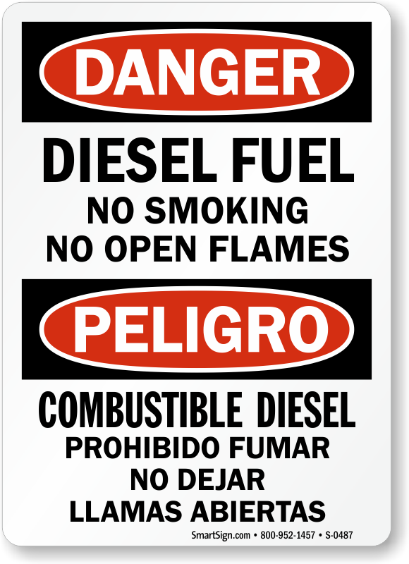 Bilingual Osha Danger / Peligro Sign - Smartsign By Lyle Smartsign Aluminum Sign, Legend Danger: (580x800), Png Download