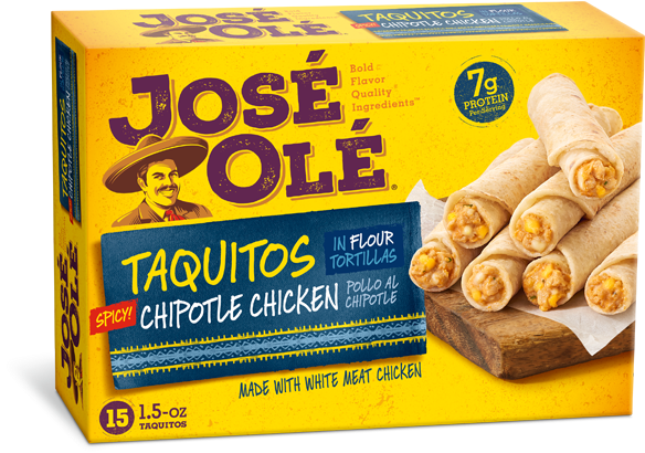 Jose Ole Taquitos Chicken & Cheese (680x500), Png Download