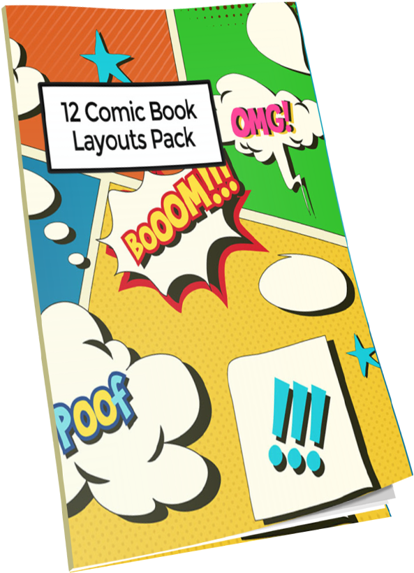 Download And Use Our Free 12 Pack Of Unique Comic Book (600x850), Png Download