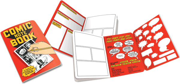 Comic Note Book - Unemployed Philosophers Guild - Comic Notebook (600x600), Png Download