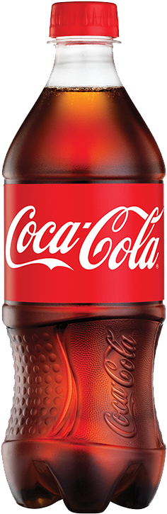 Coke - 20 Oz Coca Cola (300x730), Png Download
