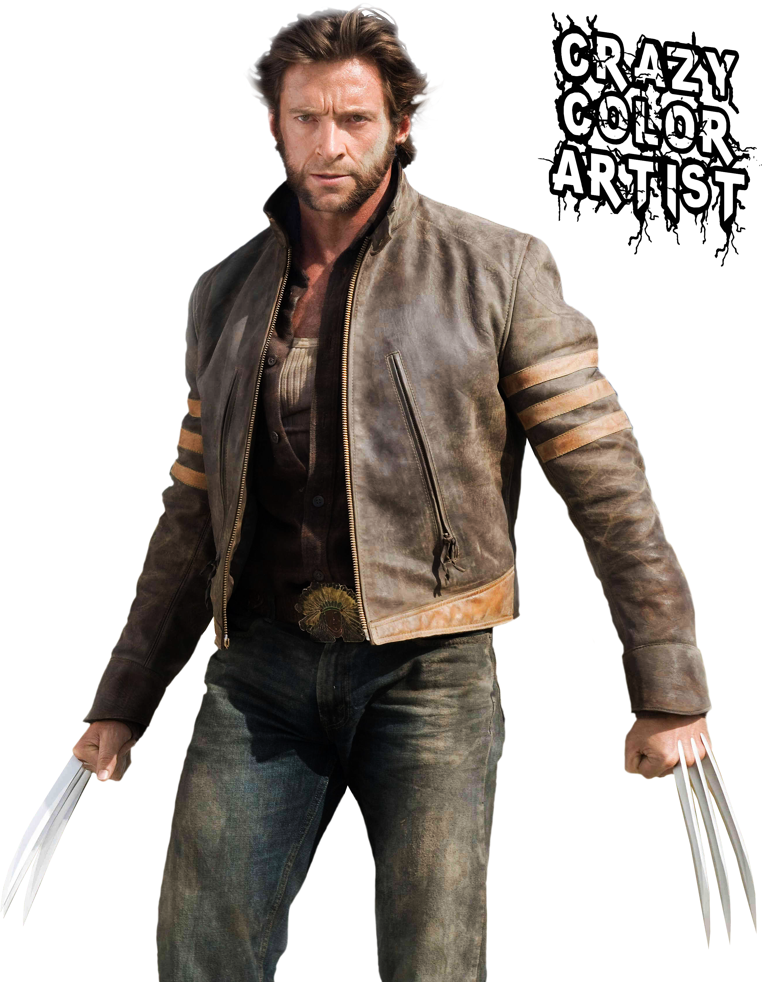 Hugh Jackman X - X Men Origins Wolverine (2747x3420), Png Download