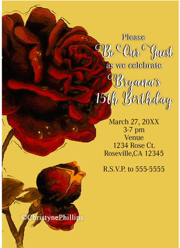 This Invitation Can Be Customized For Any Event - Yellow (498x498), Png Download