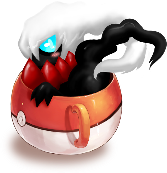 Pikachu Tooth - Glaceon In A Cup (650x650), Png Download