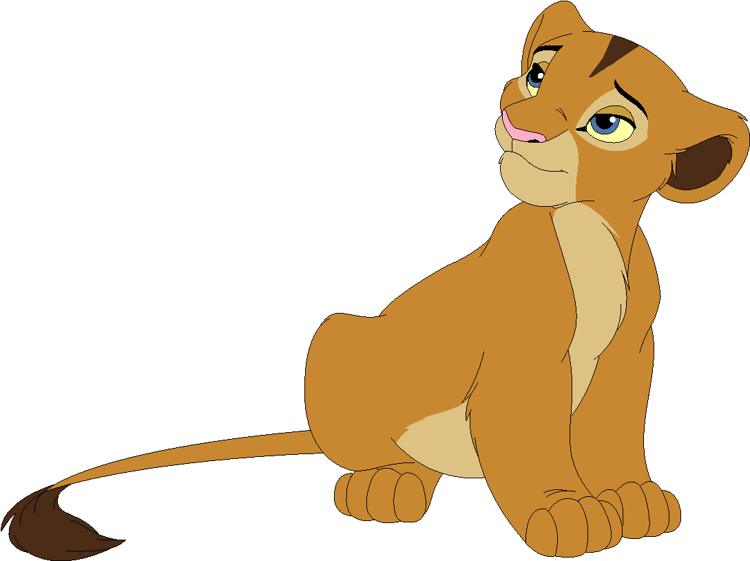 Aisha - Kovu Kiara Koda Asha And Leah (1312x940), Png Download