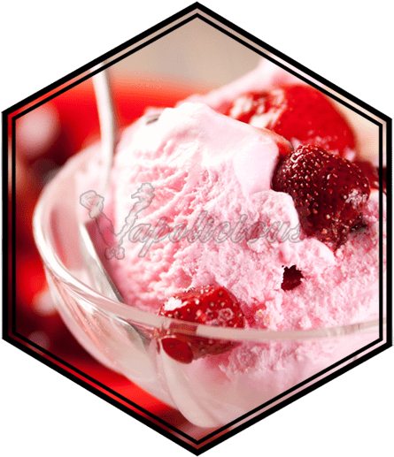 Strawberry Ice Cream - Delicious Ice Cream (530x530), Png Download