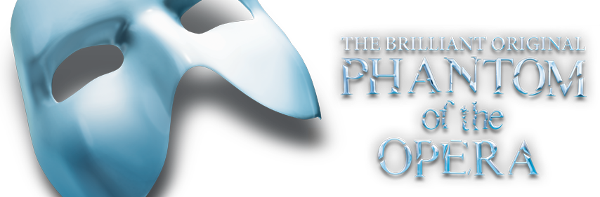 Phantom Of The Opera Tickets - Phantom Of The Opera Musical Png (854x281), Png Download