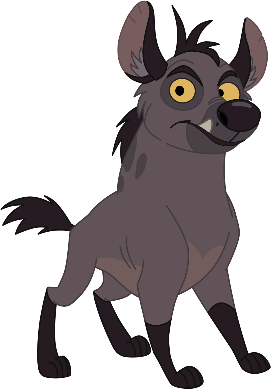 Hyenas Of Chikochi's Clan By Kirroc - Lion Guard Characters Hyena (1024x1426), Png Download