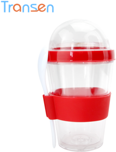 New Double-layer Yogurt Cup Bpa Free Kids Bottle Food - Water Bottle (350x350), Png Download