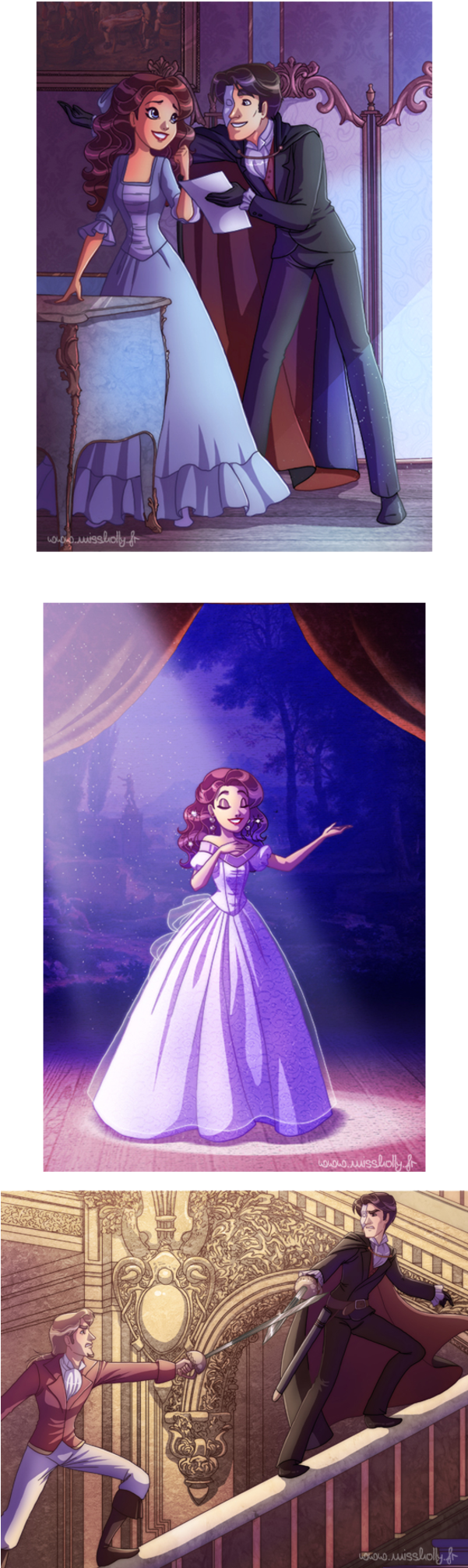 If Phantom Of The Opera Was Disney (600x2032), Png Download