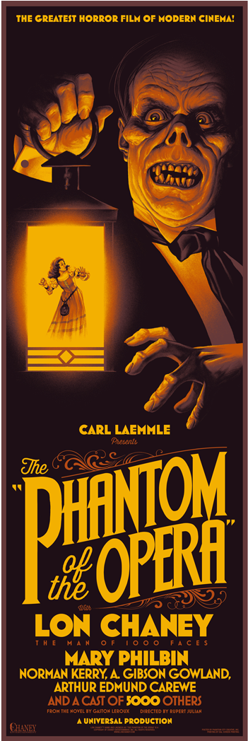Phantom Of The Opera - Phantom Of The Opera Insert Poster (696x1047), Png Download
