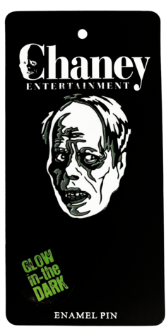 Cream & Black Enameled Metal Phantom Of The Opera Lapel - Halloween 2 Michael Myers Glow In The Dark Enamel Pin, (268x480), Png Download