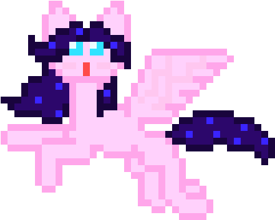 Pegasus - Pixel Art Pegasus Png (430x370), Png Download