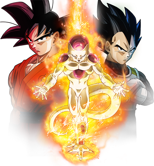 Dbz Dragon Ball Z Goku Transparent Vegeta Dragonball - Dragonball Z Resurrection F Blu-ray (500x540), Png Download