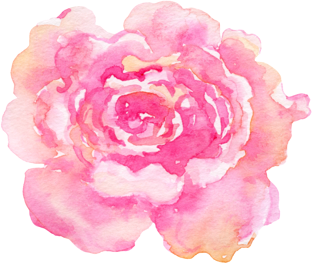 Watercolor Painting Floral Cartoon Transparent - Watercolor Painting (1024x896), Png Download