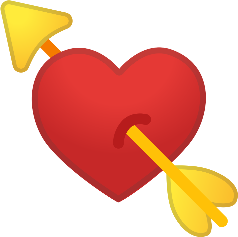 Download Svg Download Png - Png Arrow Heart (1024x1024), Png Download