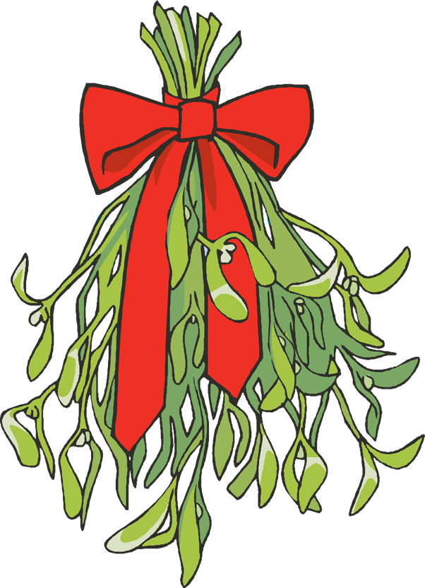 Free Mistletoe Clipart - Clip Art (602x832), Png Download