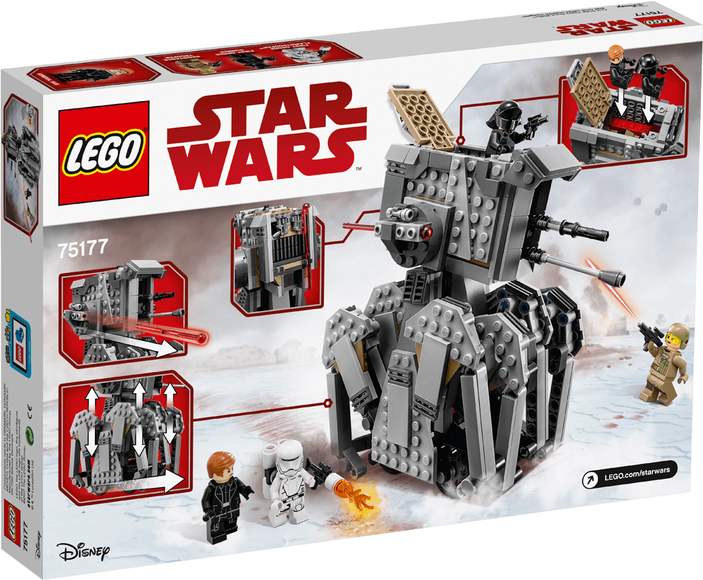 Lego Star Wars First Order Heavy Scout Walker™ - 75177 Lego (1488x837), Png Download