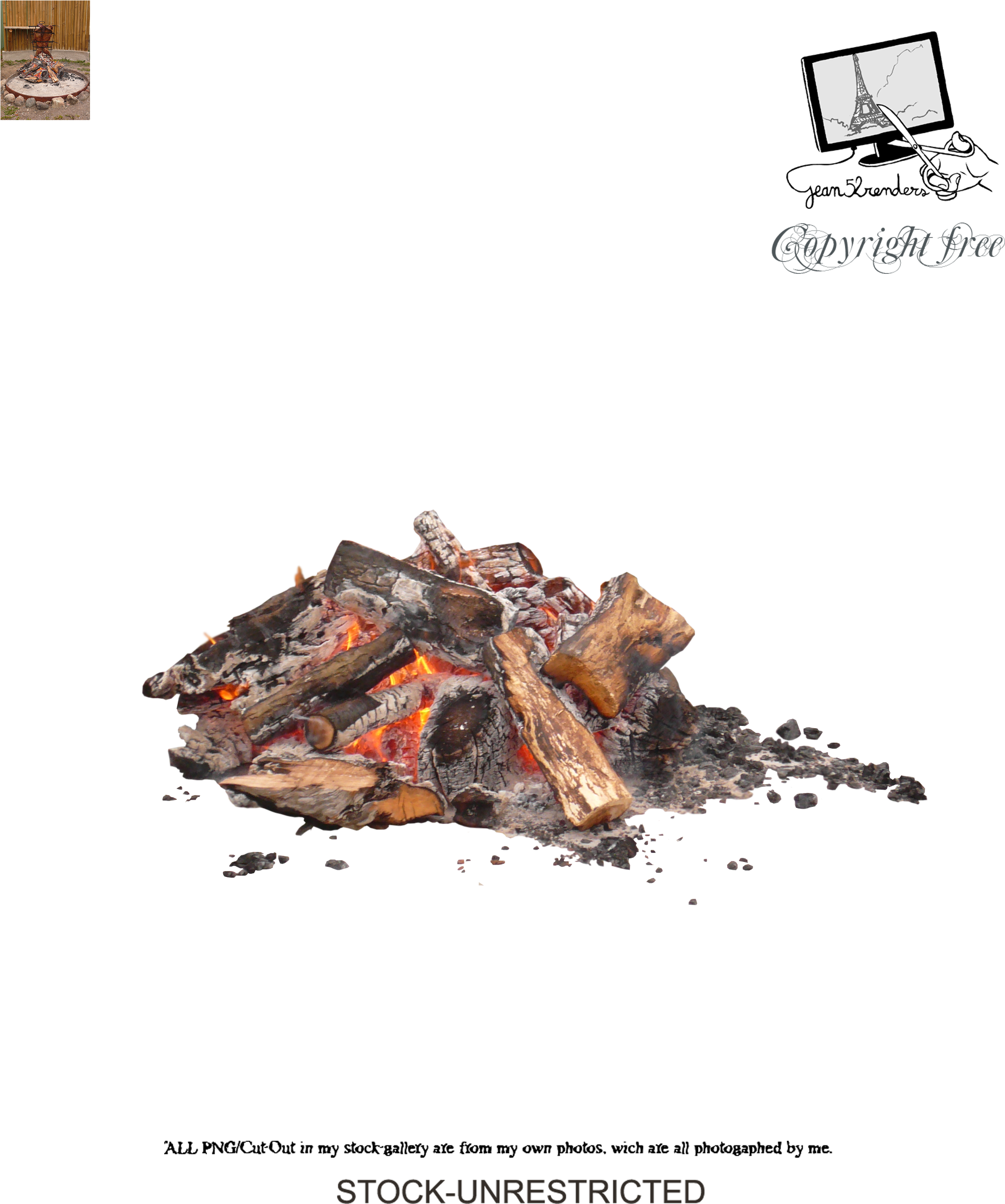 Campfire Png - Jean 52 Deviantart Png (2304x3072), Png Download