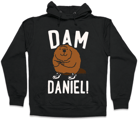 Dam Daniel Hooded Sweatshirt - My Hero Academia Clothing (484x484), Png Download