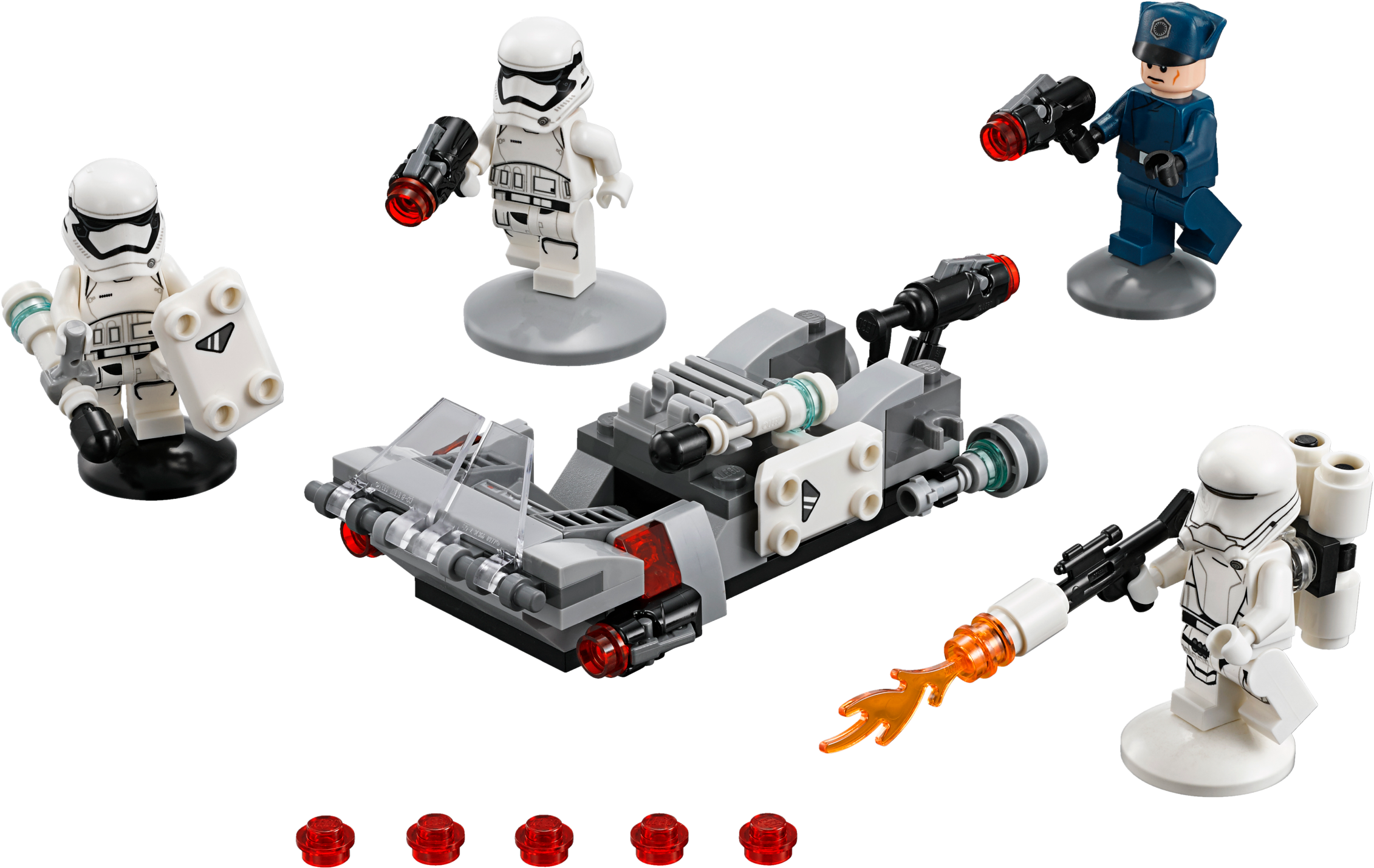 Lego Star Wars - Lego Star Wars Battle Pack First Order (2400x1799), Png Download