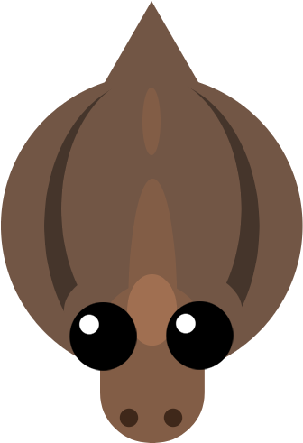 Artisticbrachiosaurus- Official Size, Usable In Game - Mope Io Horse (500x500), Png Download