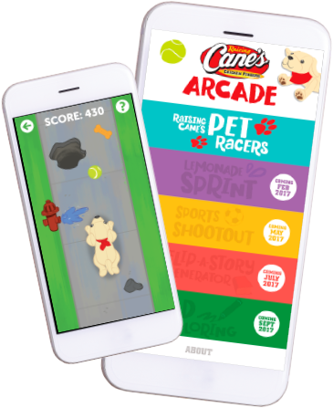 Raising Cane's Arcade Game - Raising Cane's (365x447), Png Download