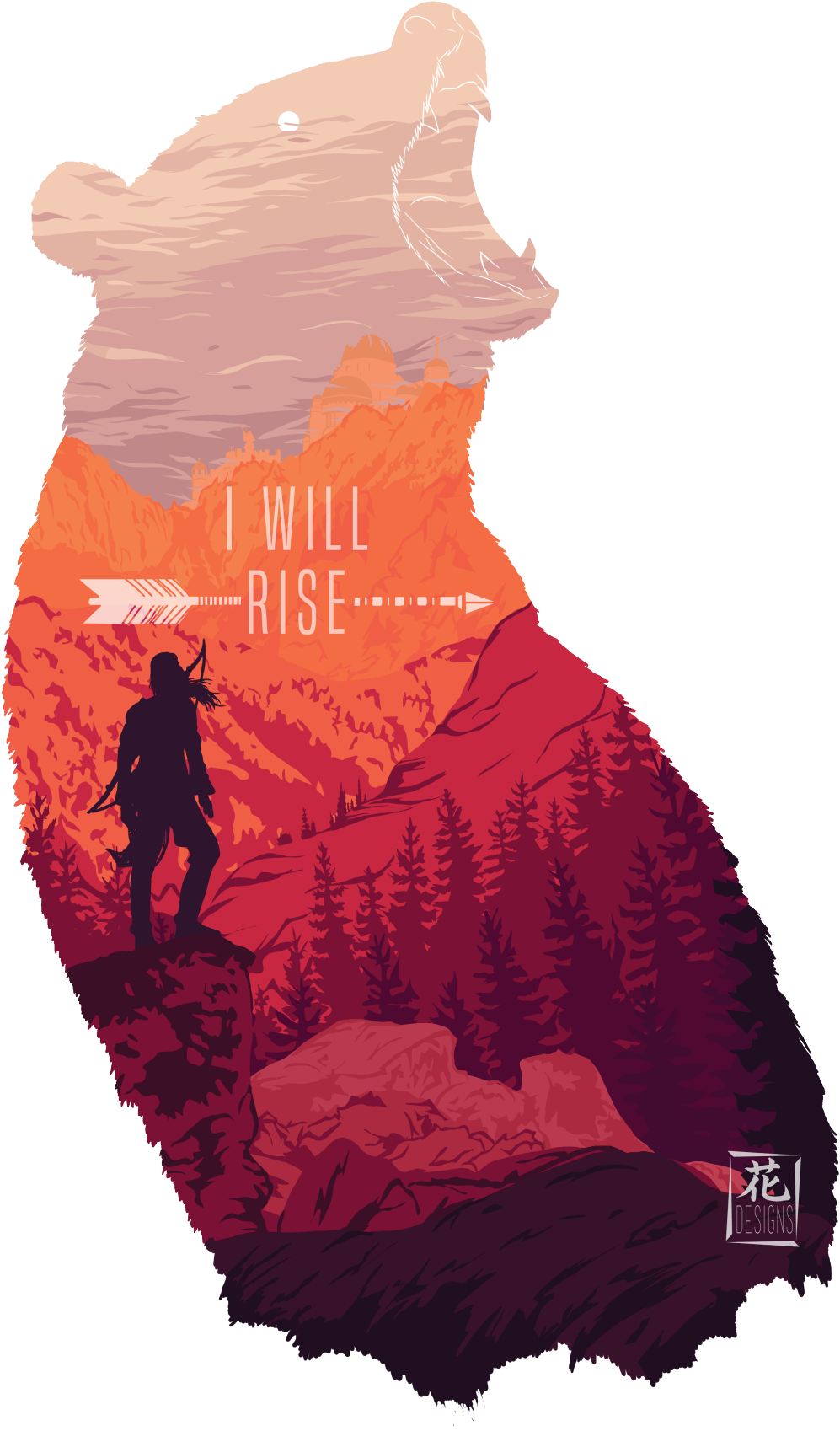 “ Rise Of The Tomb Raider Design Because Oh My God - Vyily 20 Year Celebration Tomb I Will Rise Beer-mugs (1280x1810), Png Download