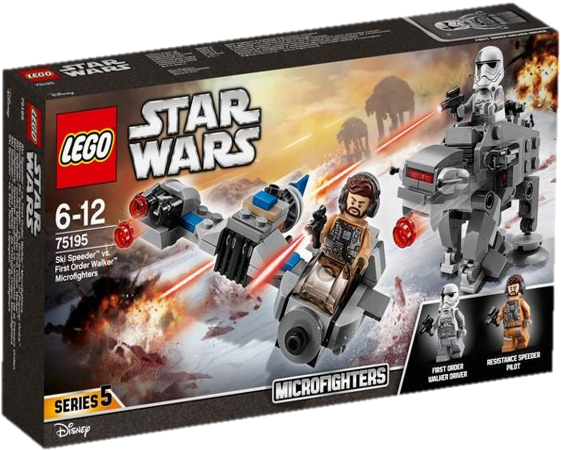 First Order Walker™ Microfighters - Lego 75195 (768x679), Png Download